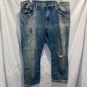Denim & Supply Ralph Lauren distressed boyfriend jean size 32